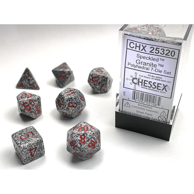 Chessex 7-Dice Set - Speckled Polyhedral