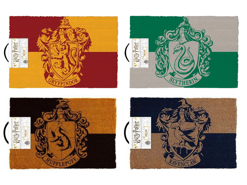 Harry Potter Licensed Doormat - House Crest (Gryffindor, Hufflepuff, Ravenclaw, Slytherin)