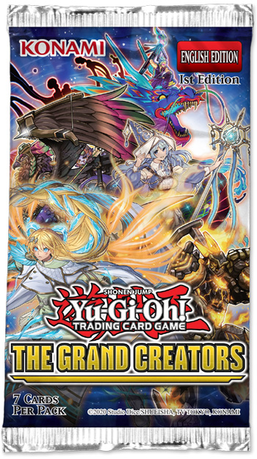 YGO Booster Pack - The Grand Creators (1st Edition)