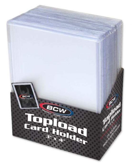 BCW Toploaders (25) Clear