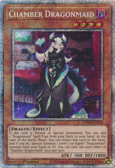 Chamber Dragonmaid [ETCO-EN026] Starlight Rare