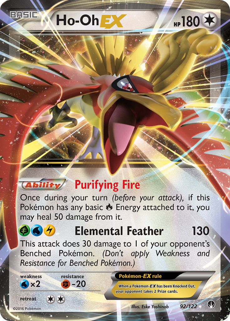 Ho-Oh EX (92/122) [XY: BREAKpoint]