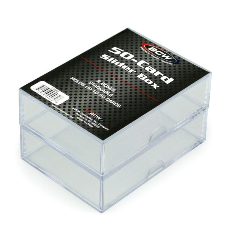 BCW 50-Slider Box (2 Boxes)