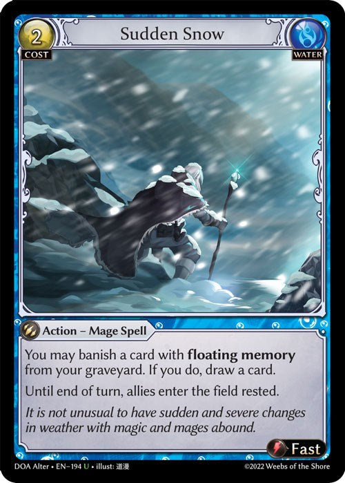 Sudden Snow (194) [Dawn of Ashes: Alter Edition]
