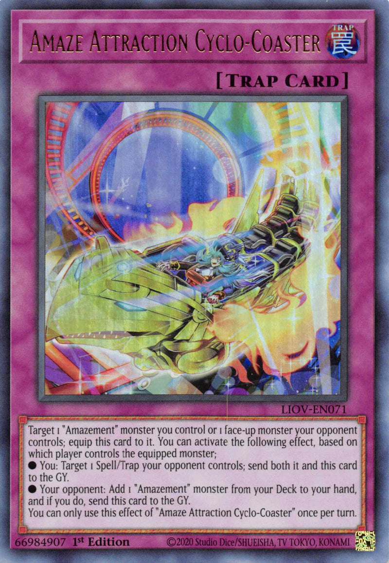 amazement yugioh cards Amazing Time Ticket - LIOV-EN056 - Secret Rare AMAZEMENT DECK 2025 - Yu-Gi-Oh!