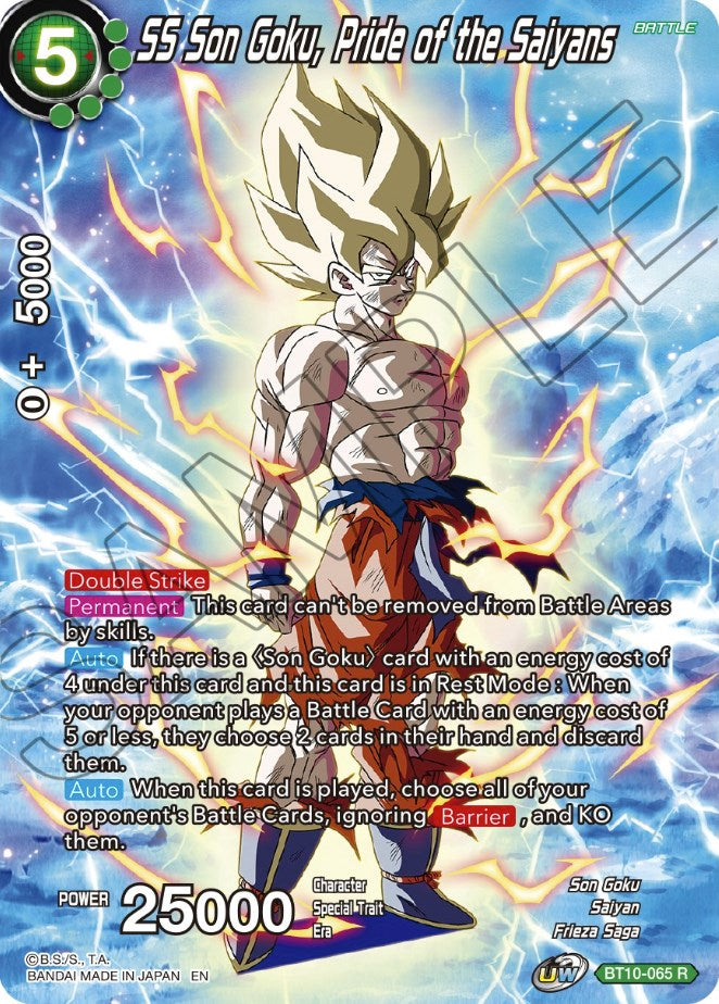 dragon ball super card game history of son goku Dragon Ball Super History Of Son Goku SS4 Son Goku Protector Of Earth PSA 10