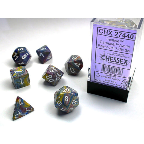 Chessex 7-Dice Set - Festive