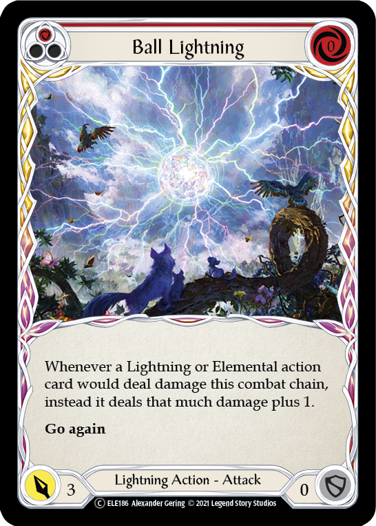 Ball Lightning (Red) [U-ELE186] Unlimited Normal