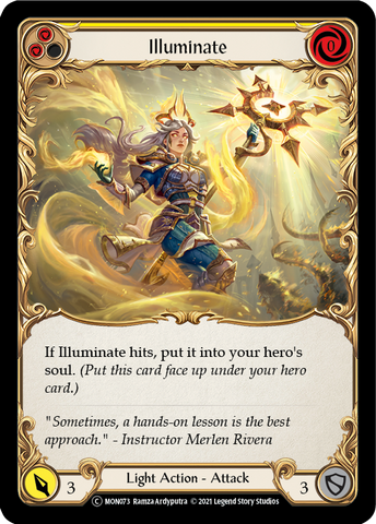 Illuminate (Yellow) [U-MON073-RF] Unlimited Rainbow Foil