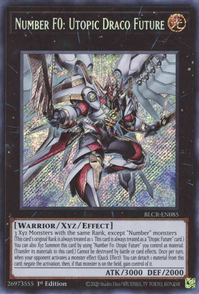 Number F0: Utopic Draco Future [BLCR-EN085] Secret Rare