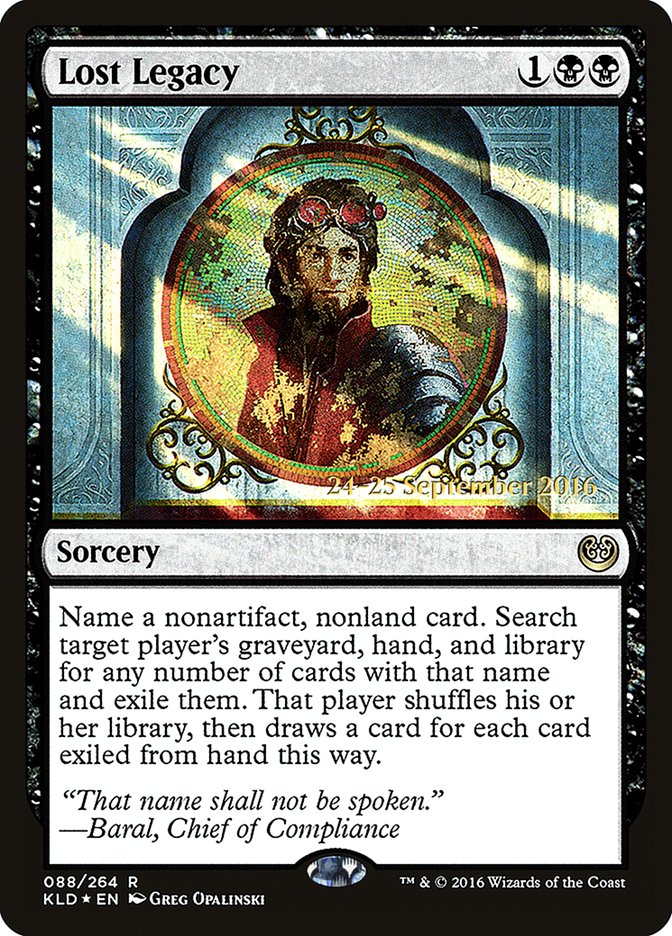 Lost Legacy  [Kaladesh Prerelease Promos]