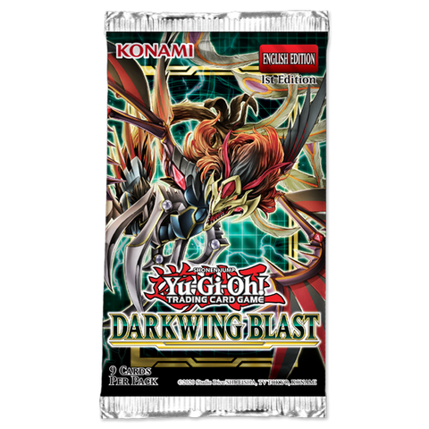 YGO Booster Pack - Darkwing Blast (1st Edition)