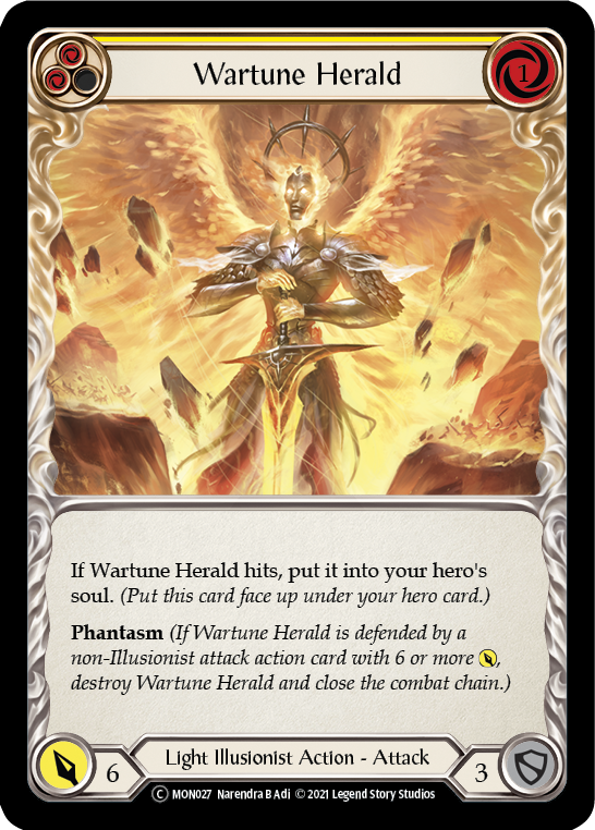 Wartune Herald (Yellow) [U-MON027] Unlimited Normal