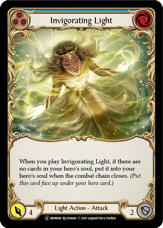 Invigorating Light (Blue) [U-MON068-RF] Unlimited Rainbow Foil