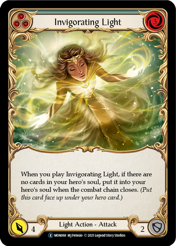 Invigorating Light (Blue) [U-MON068-RF] Unlimited Rainbow Foil