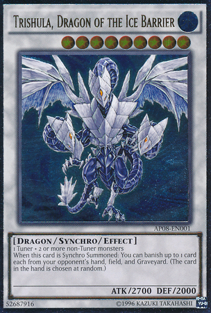 Trishula, Dragon of the Ice Barrier [AP08-EN001] Ultimate Rare