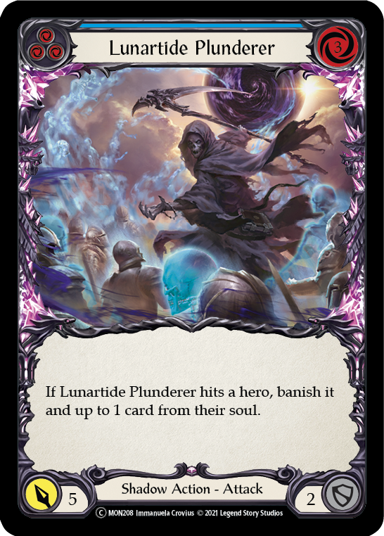 Lunartide Plunderer (Blue) [U-MON208] Unlimited Normal