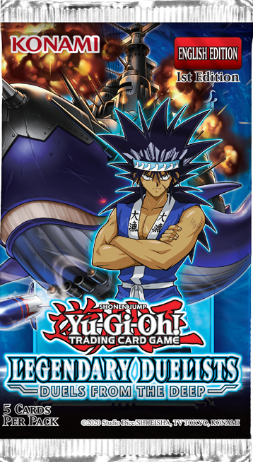 YGO Booster Pack - Legendary Duelists: Duels From the Deep (1st Edition)