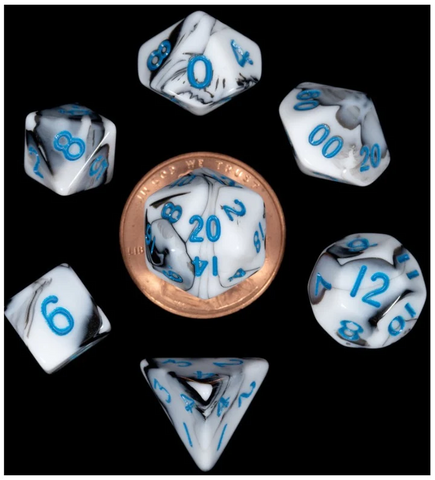MDG Mini Dice Set - Marble