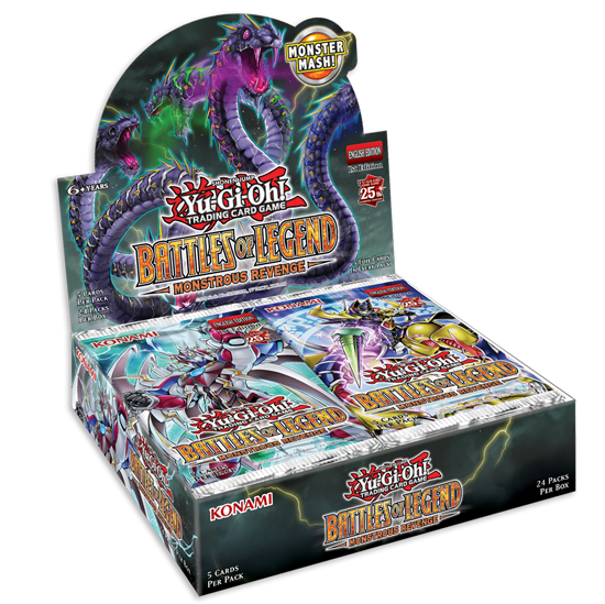 YGO Booster Box - Battles of Legend: Monstrous Revenge (1st Edition)
