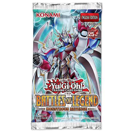 YGO Booster Pack - Battles of Legend: Monstrous Revenge (1st Edition)
