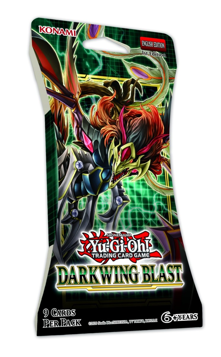YGO Blister Pack - Darkwing Blast (1st Edition)