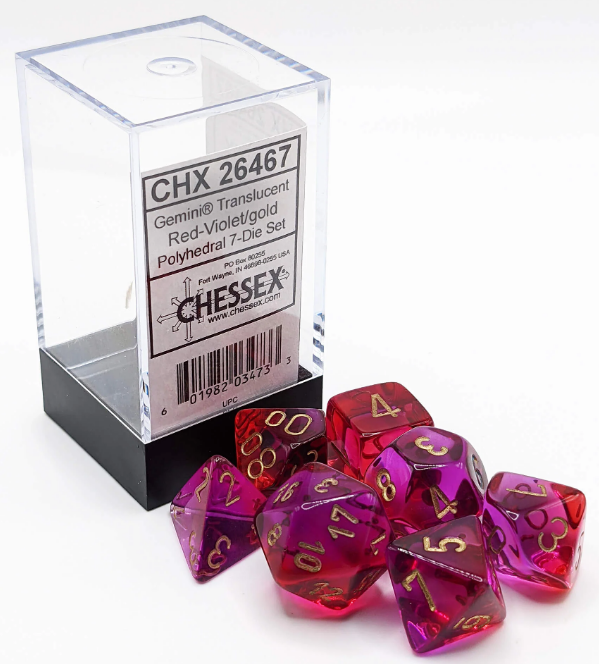 Chessex 7-Dice Set - Gemini